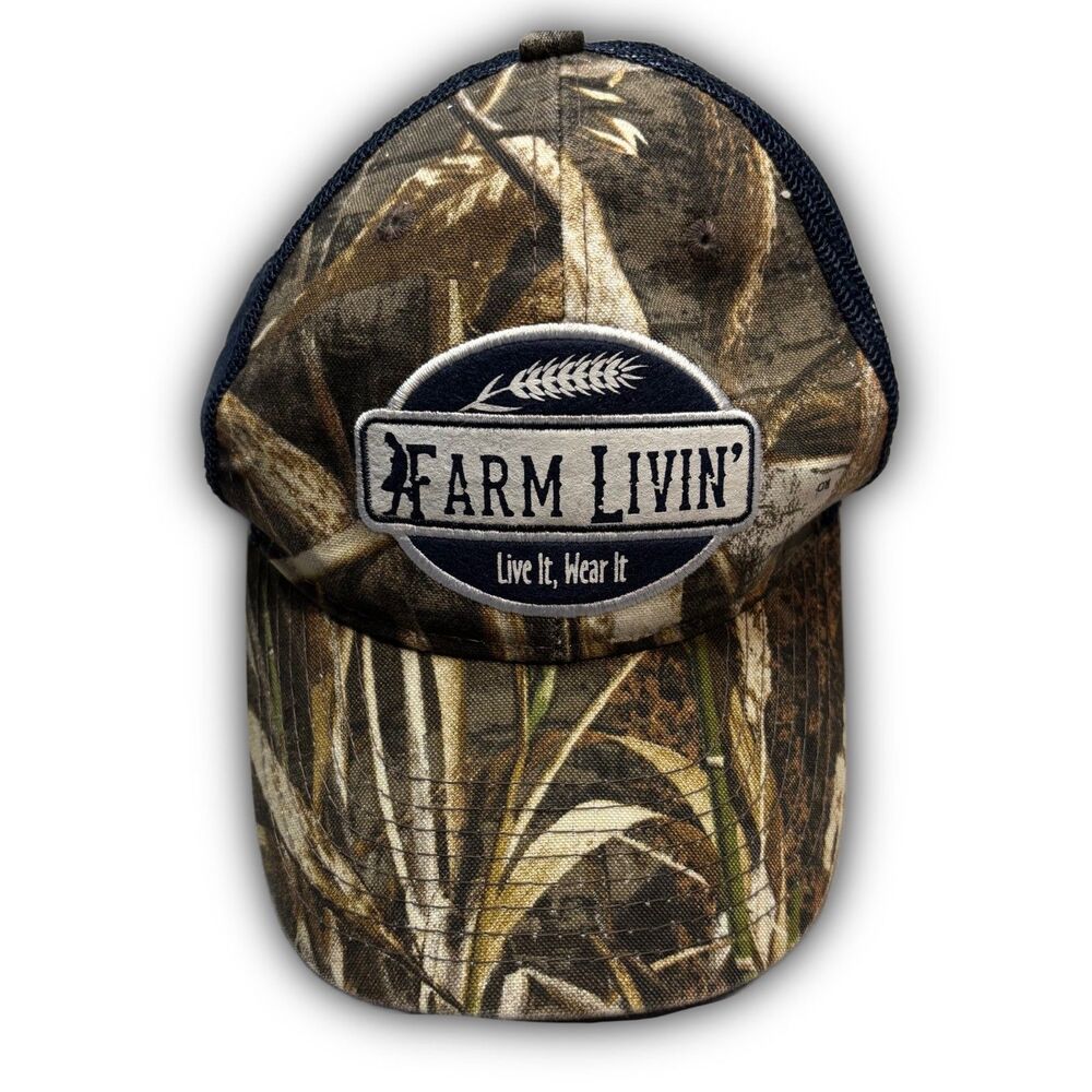 Farm Livin' Realtree Camo Trucker Hat